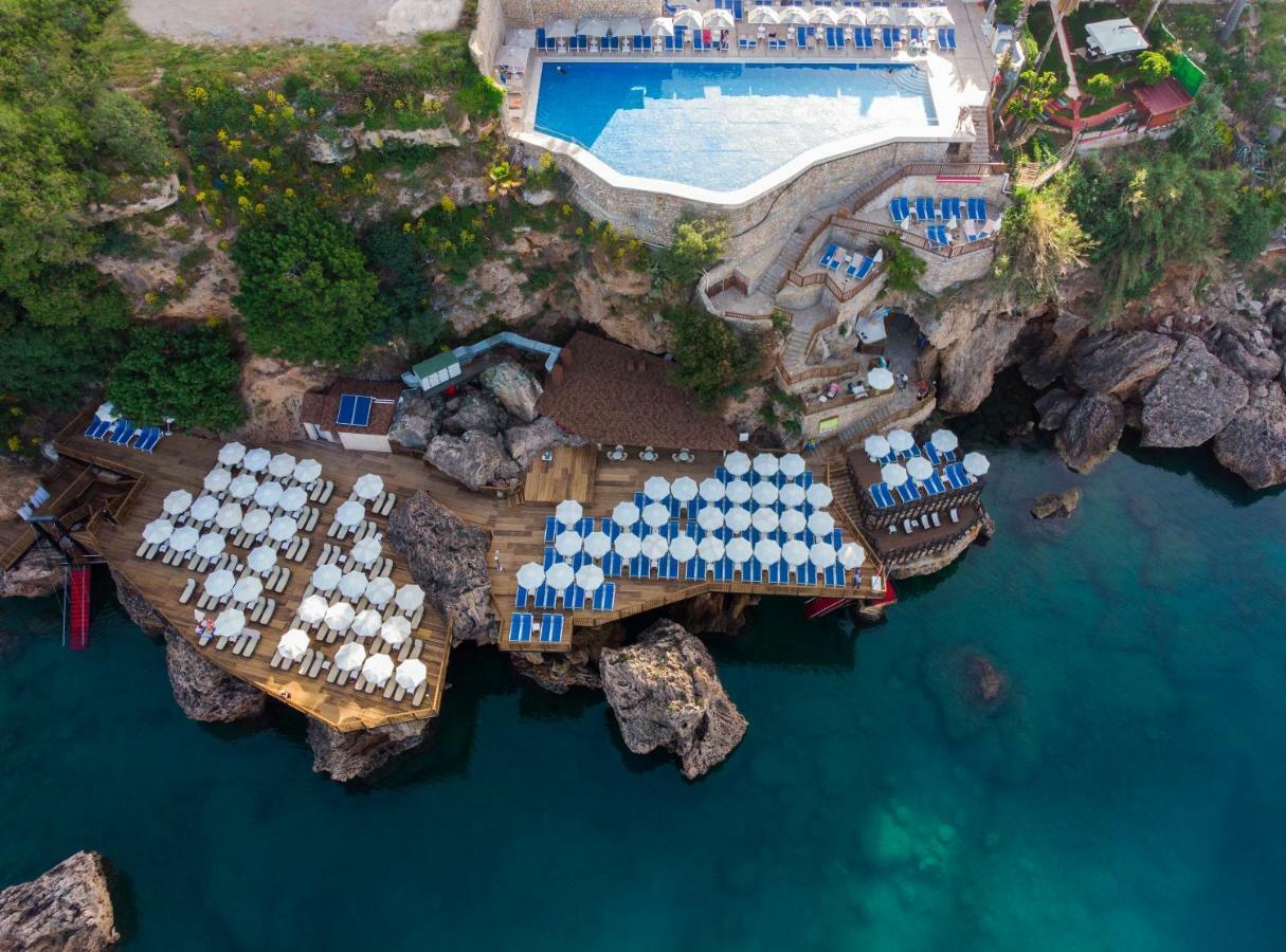 Ramada Plaza Antalya Hotel Exterior photo Aerial view of the Blue Grotto